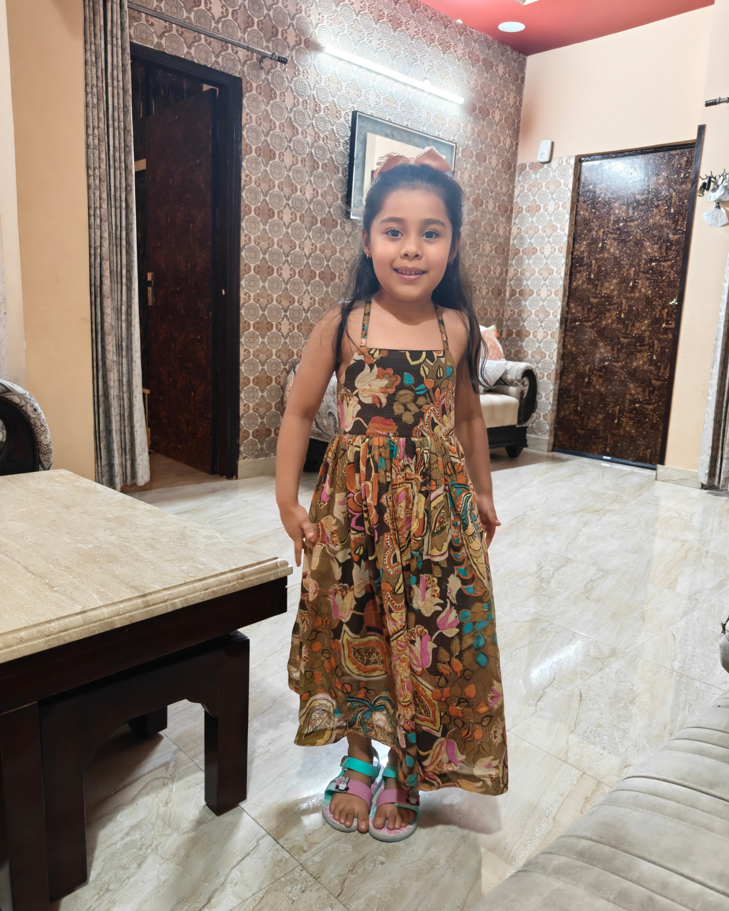 Boho Paisley Maxi Dress