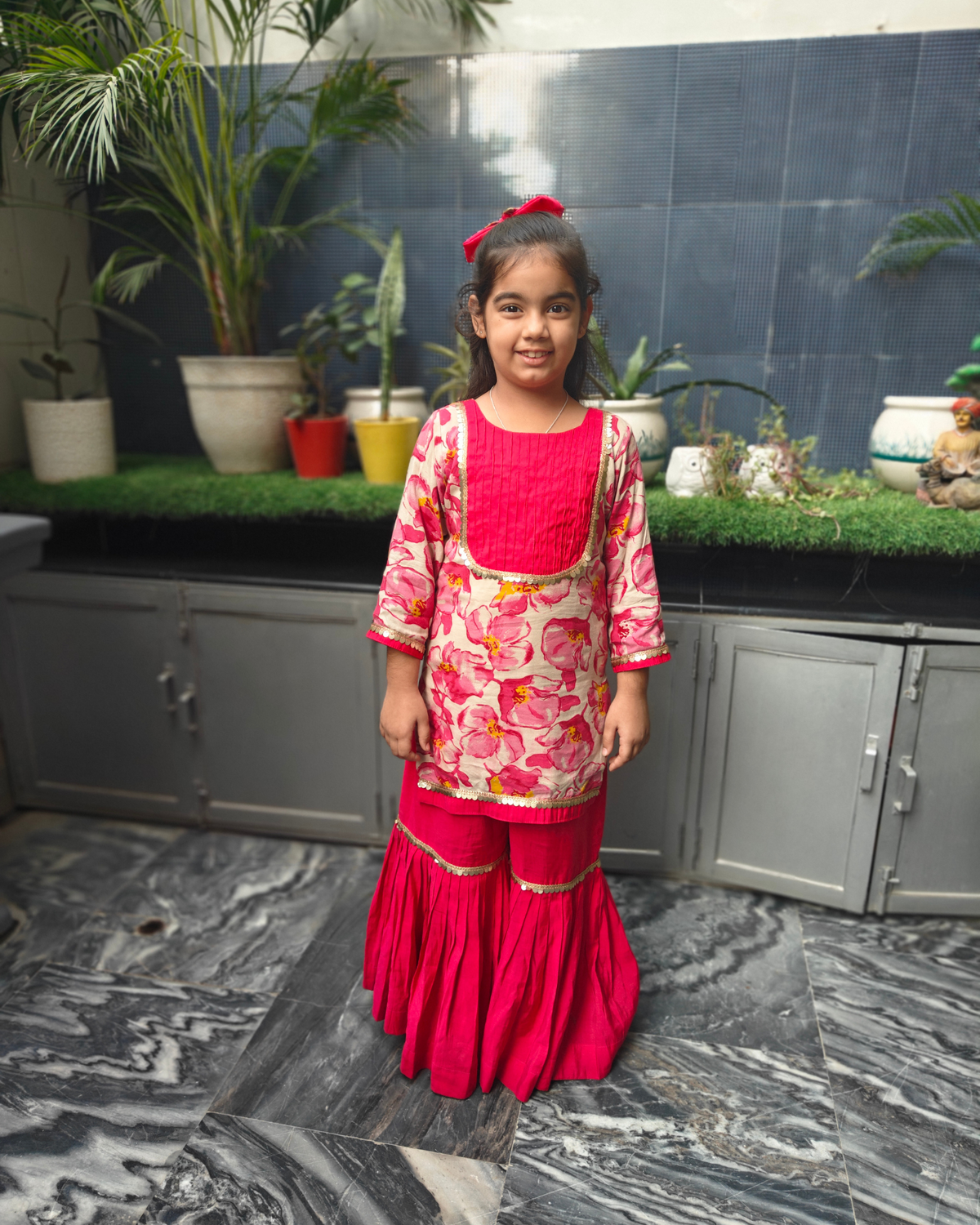 Gulab Gharara Set