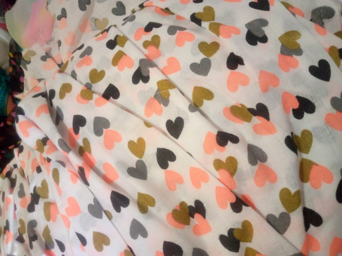 #33 Confetti Hearts Chiffon