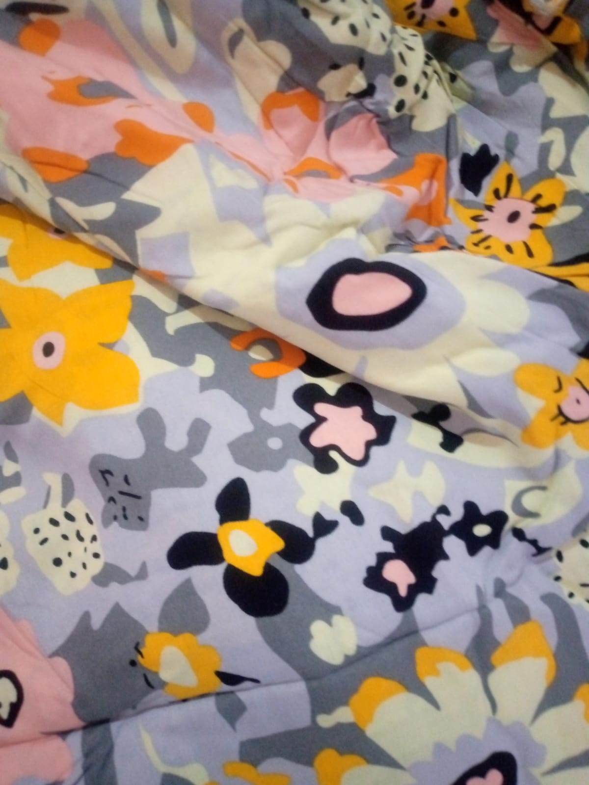 #39 Grey Meadow Floral Cotton