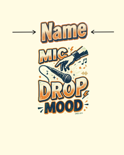 Mic Drop Mood Personalised Co-Ord Set