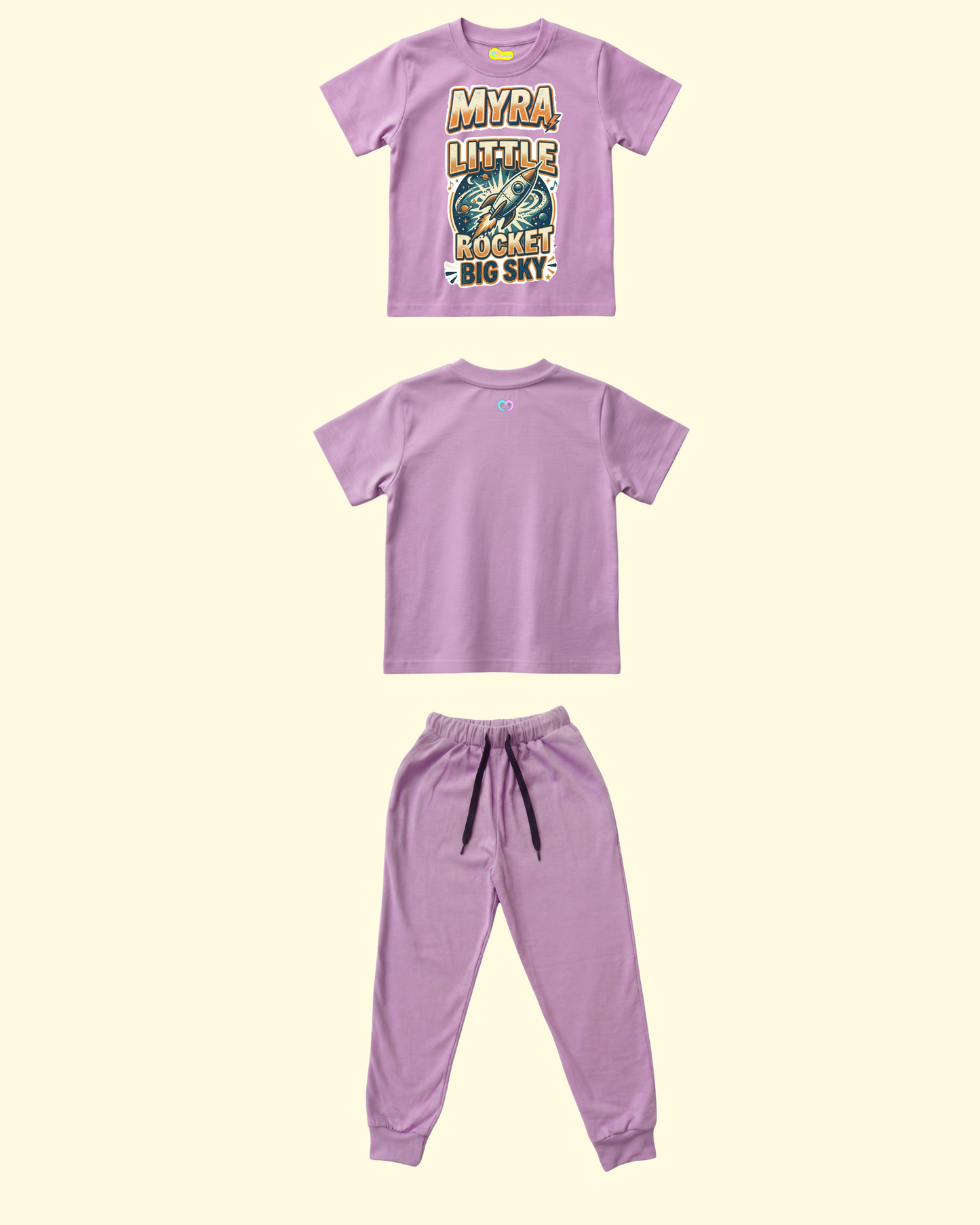 Little Rocket Big Sky Personalised Co-Ord Set