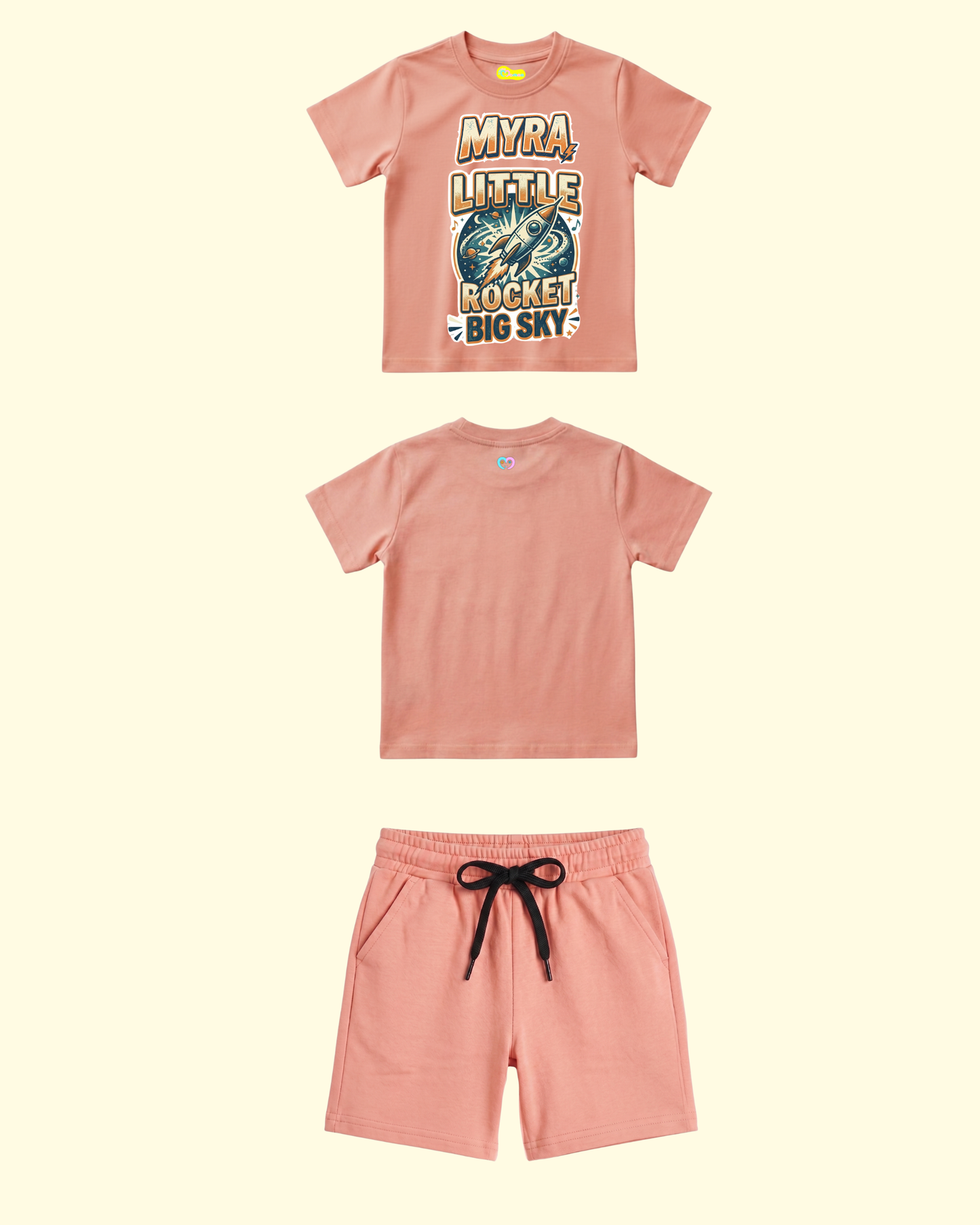 Little Rocket Big Sky Personalised Co-Ord Set