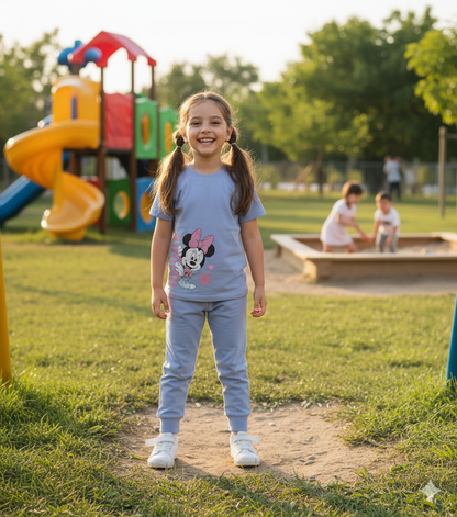 Kids Blue Coord Set - Pants