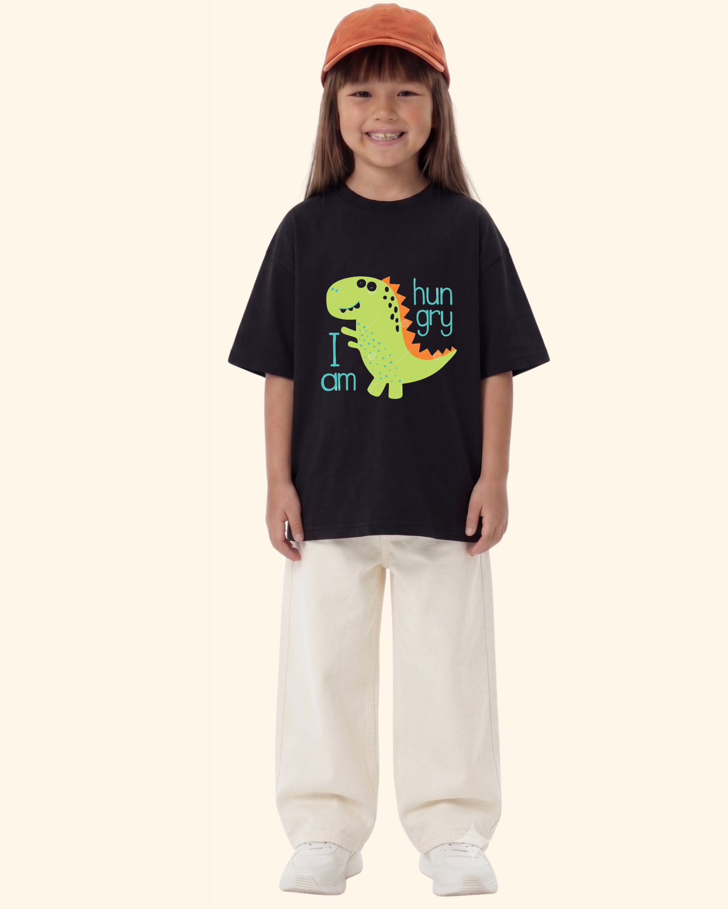 Dino Galaxy Kids T-Shirt in Black Color by Creative Momaa