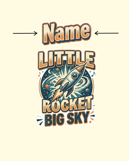 Little Rocket Big Sky Personalised Co-Ord Set