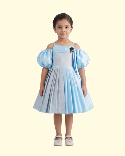 Aqua Princess Twirl Dress