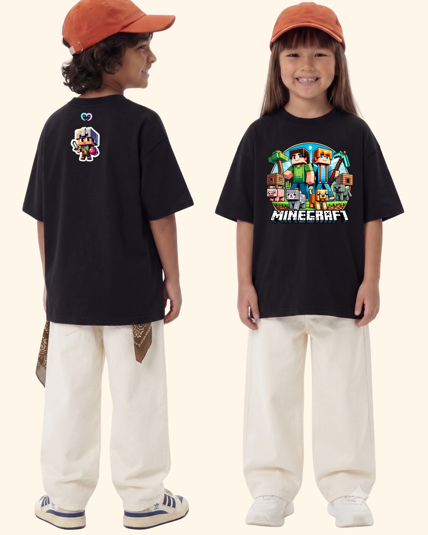 Gamer Level-Up Kids T-Shirt in Black Color by Creative Momaa