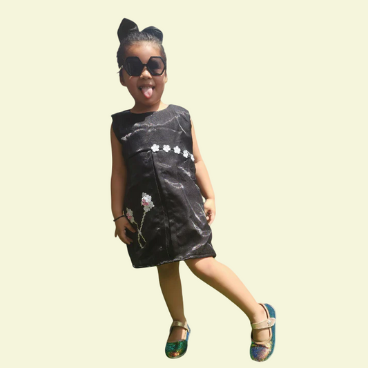 Jet-set glam in black