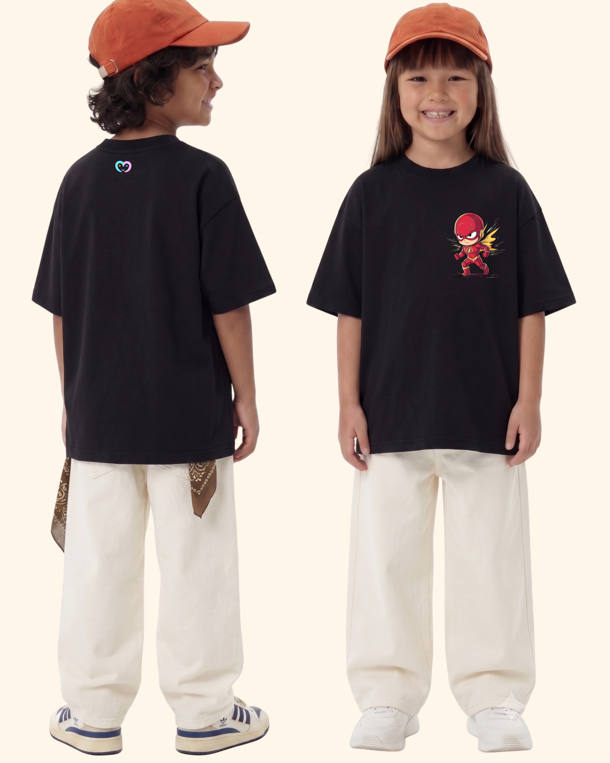 Super Kid League T-Shirt in Black Color by Creative Momaa