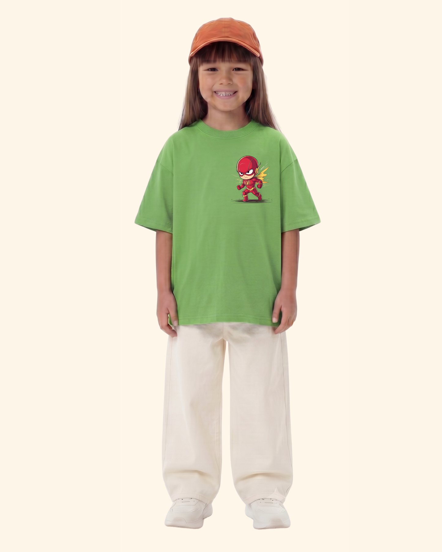 Super Kid League T-Shirt in Neon Green Color by Creative Momaa