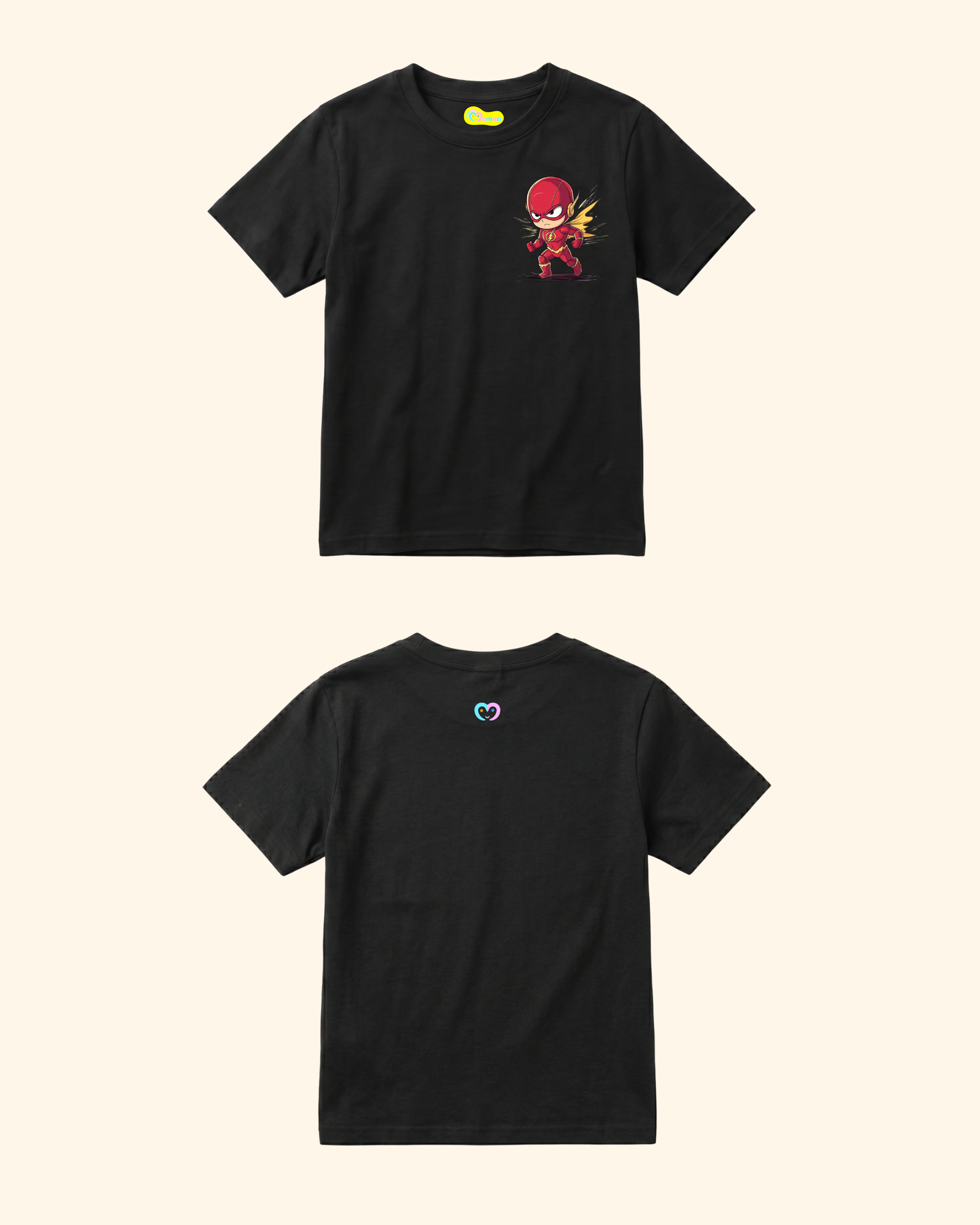 Super Kid League T-Shirt in Black Color by Creative Momaa