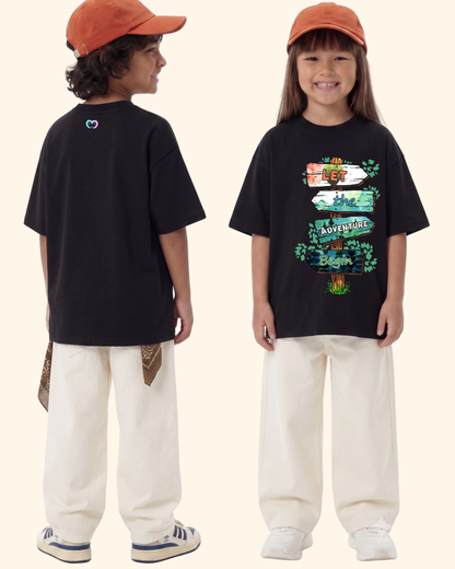 Vacation Mode Kids T-Shirt in Black Color by Creative Momaa