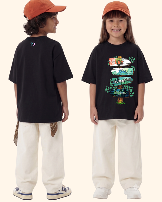 Vacation Mode Kids T-Shirt in Black Color by Creative Momaa
