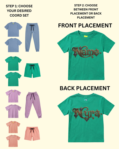 Name Only Personalised Co-Ord Set