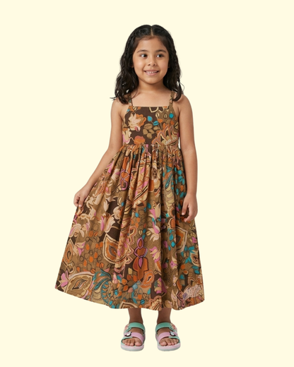Boho Paisley Maxi Dress