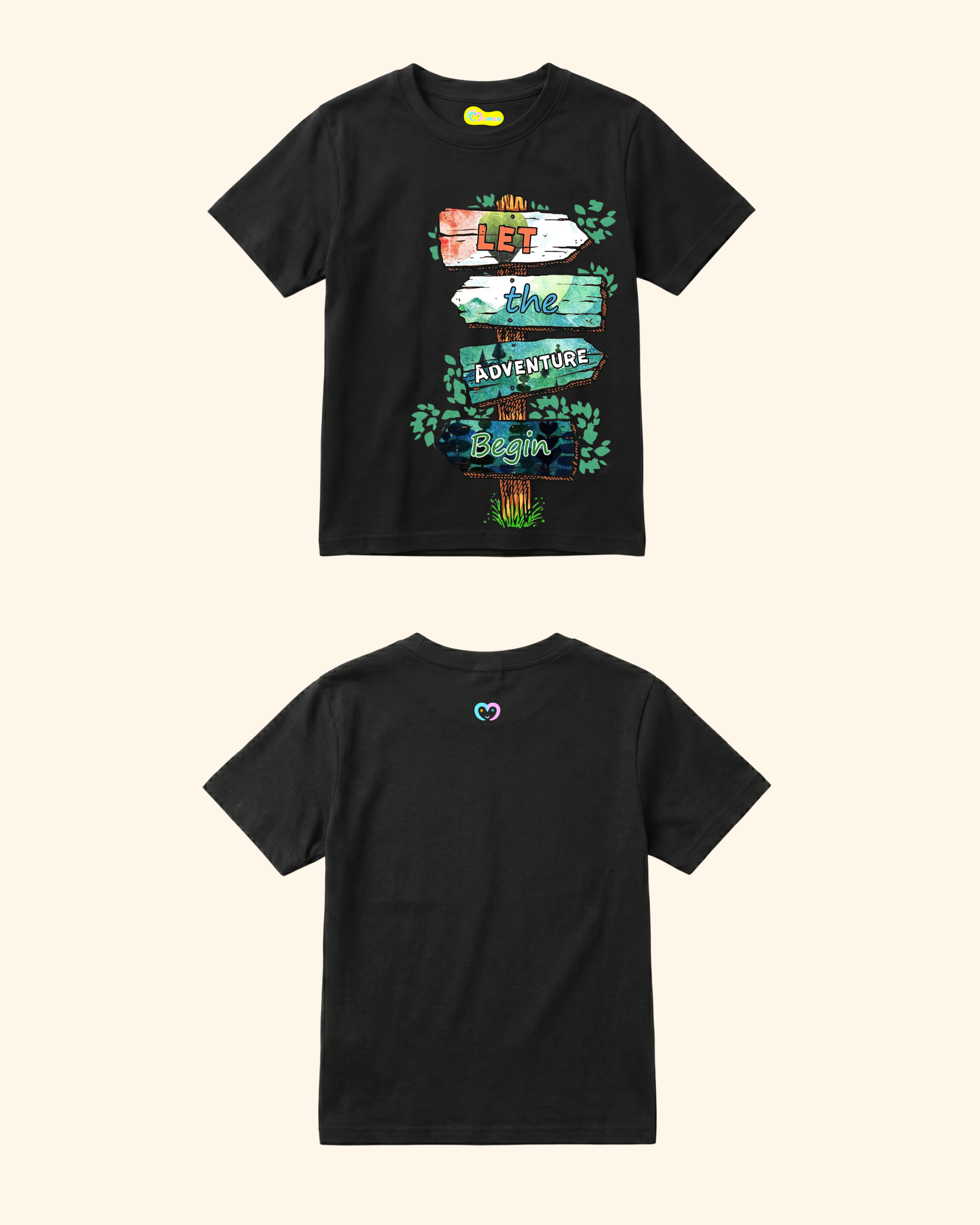 Vacation Mode Kids T-Shirt in Black Color by Creative Momaa