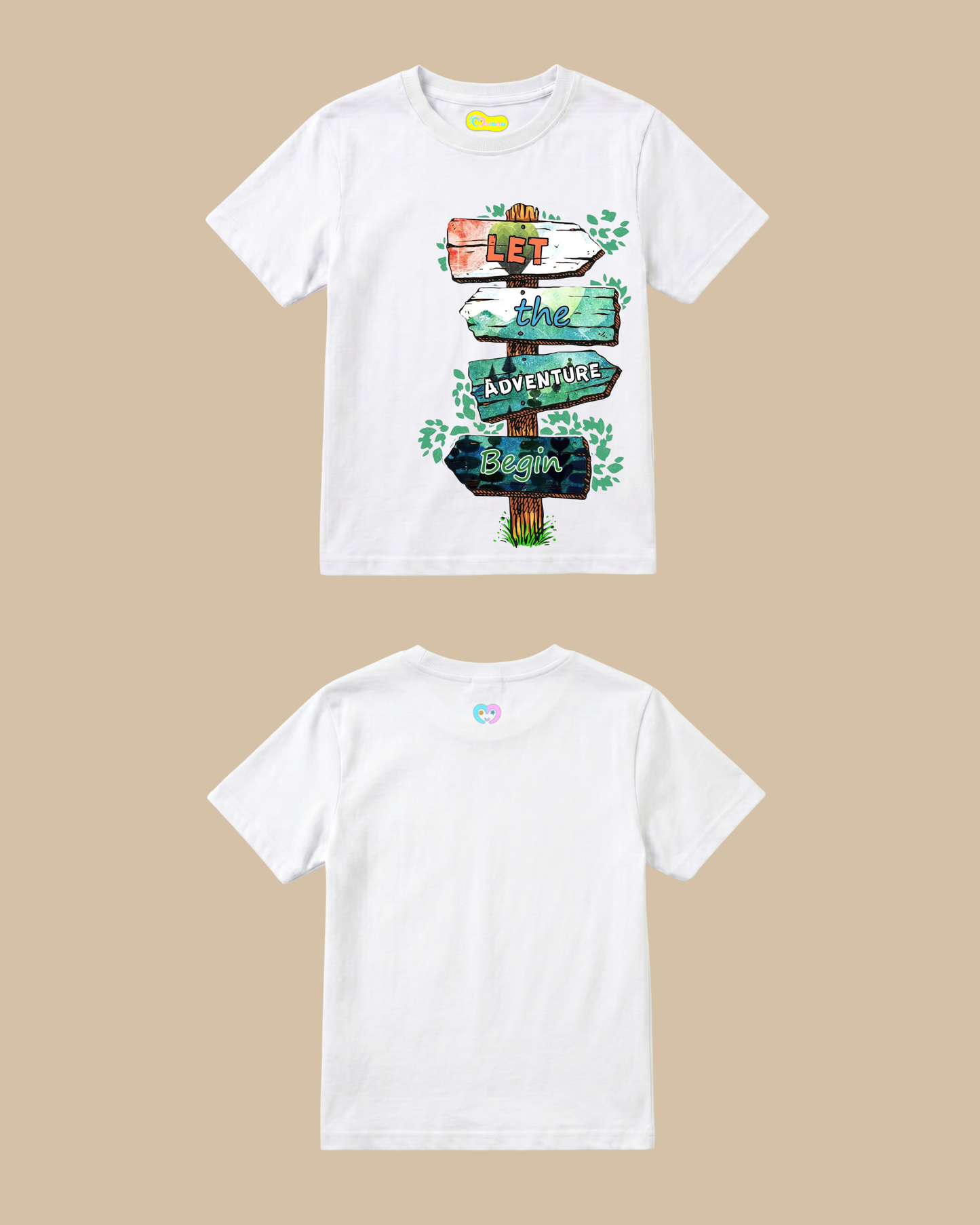 Vacation Mode Kids T-Shirt in White Color by Creative Momaa