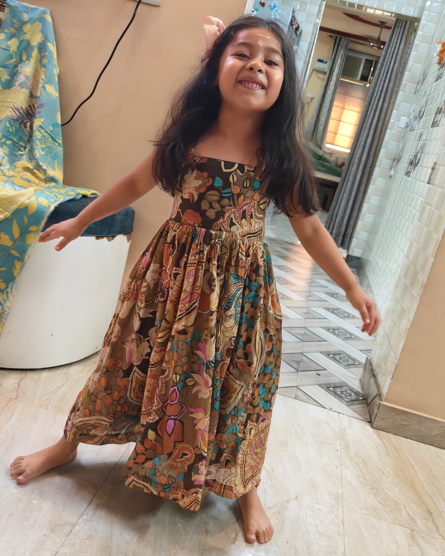 Boho Paisley Maxi Dress