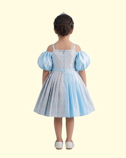 Aqua Princess Twirl Dress