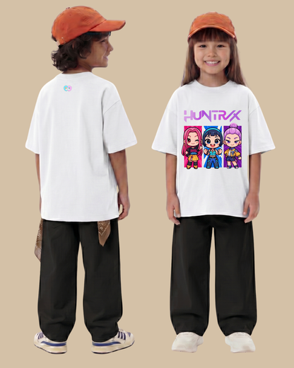KPop Idol Hunter T-Shirt in White Color by Creative Momaa