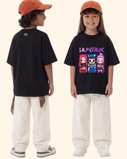 KPop Idol Hunter T-Shirt in Black Color by Creative Momaa