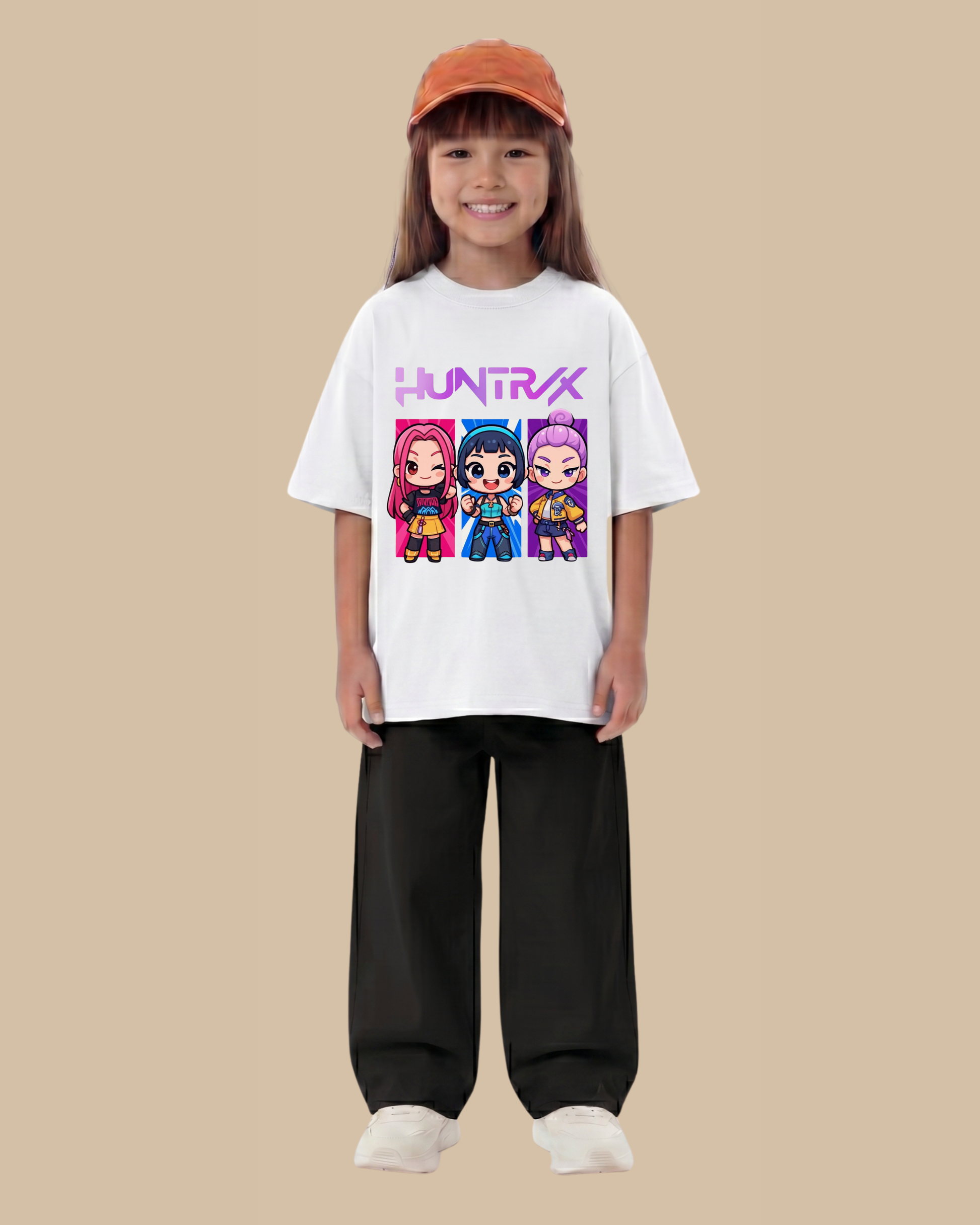 KPop Idol Hunter T-Shirt in White Color by Creative Momaa