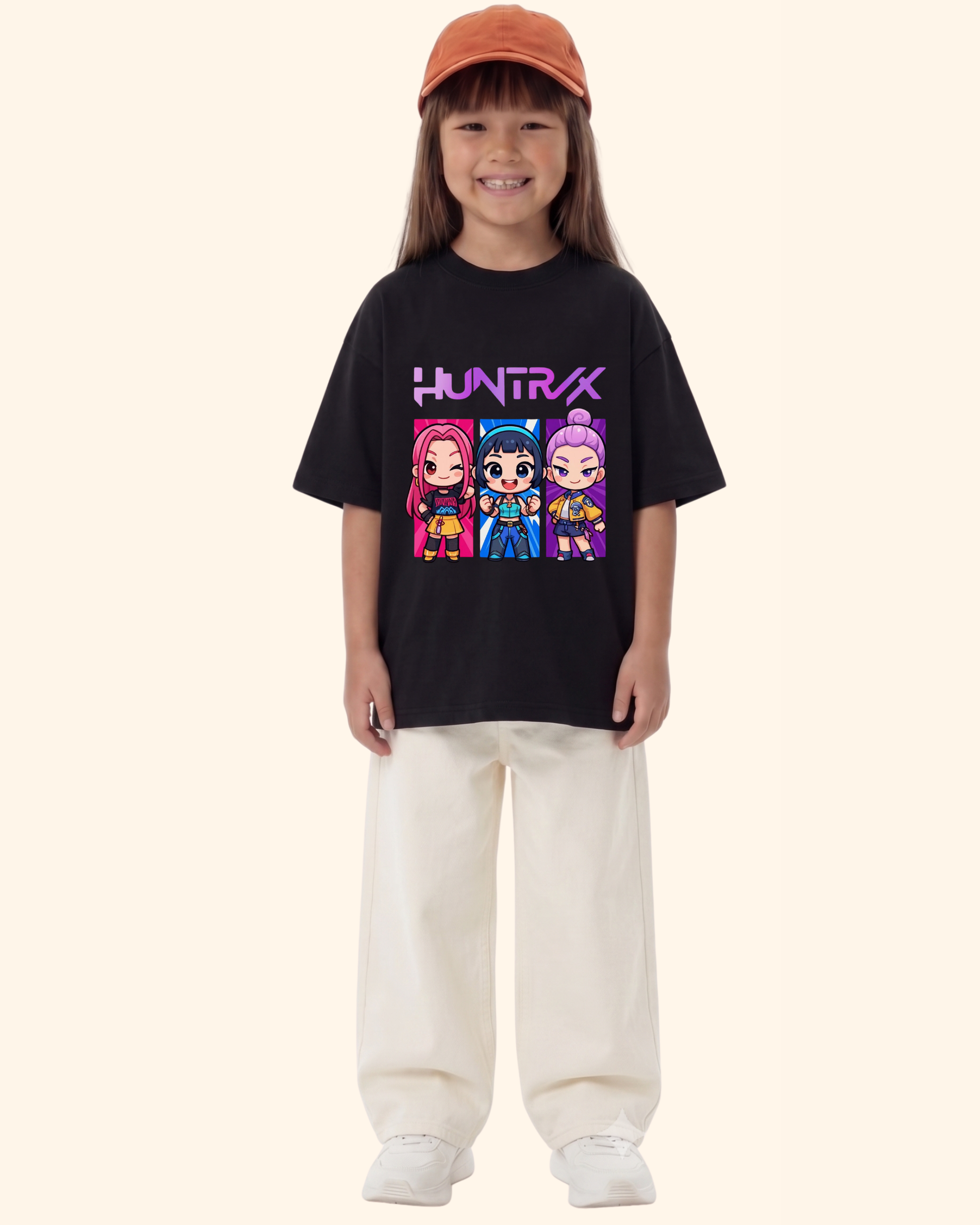 KPop Idol Hunter T-Shirt in Black Color by Creative Momaa