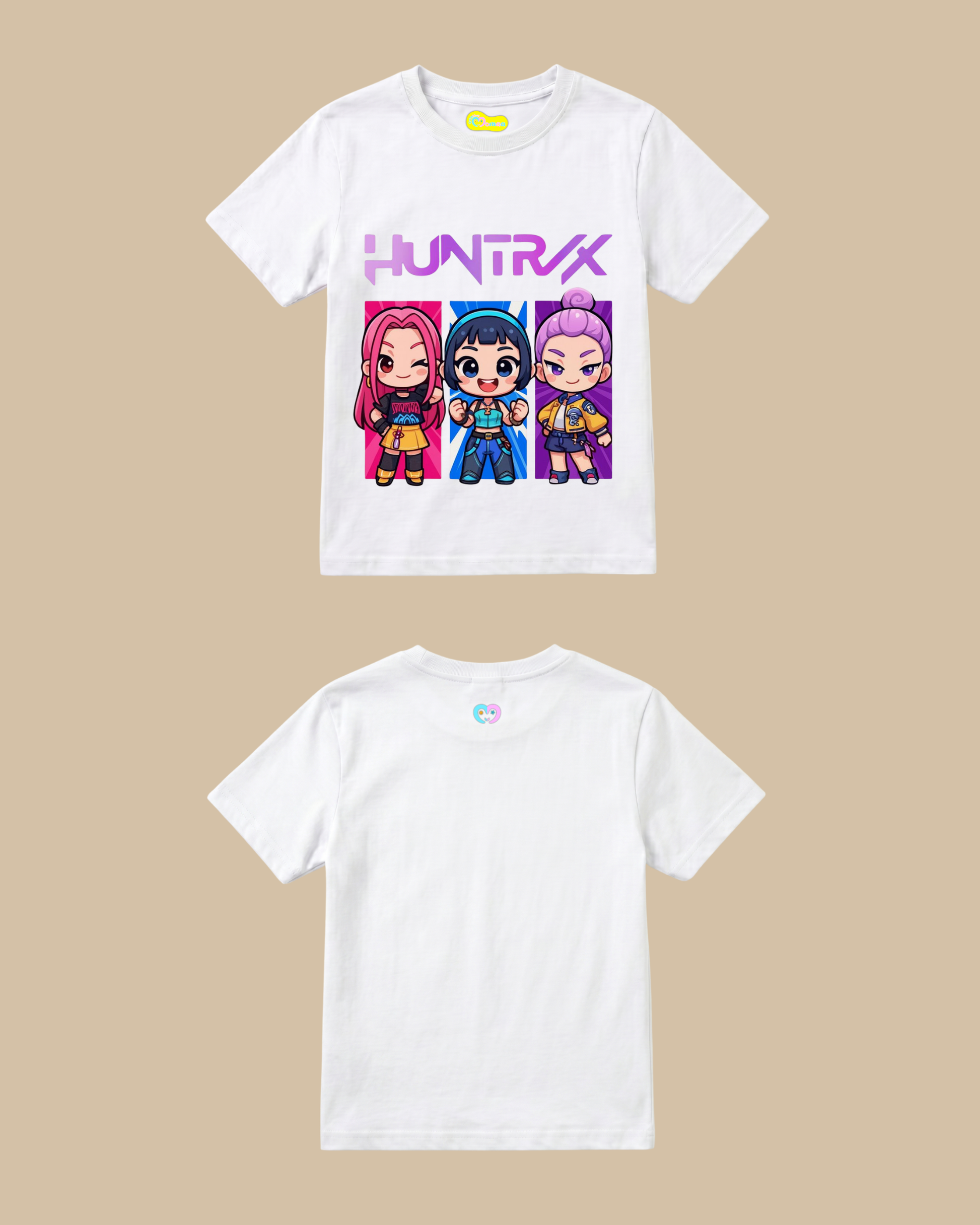KPop Idol Hunter T-Shirt in White Color by Creative Momaa