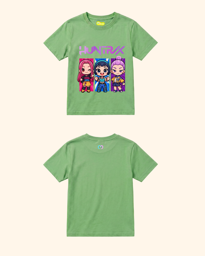KPop Idol Hunter T-Shirt in Apple Green Color by Creative Momaa