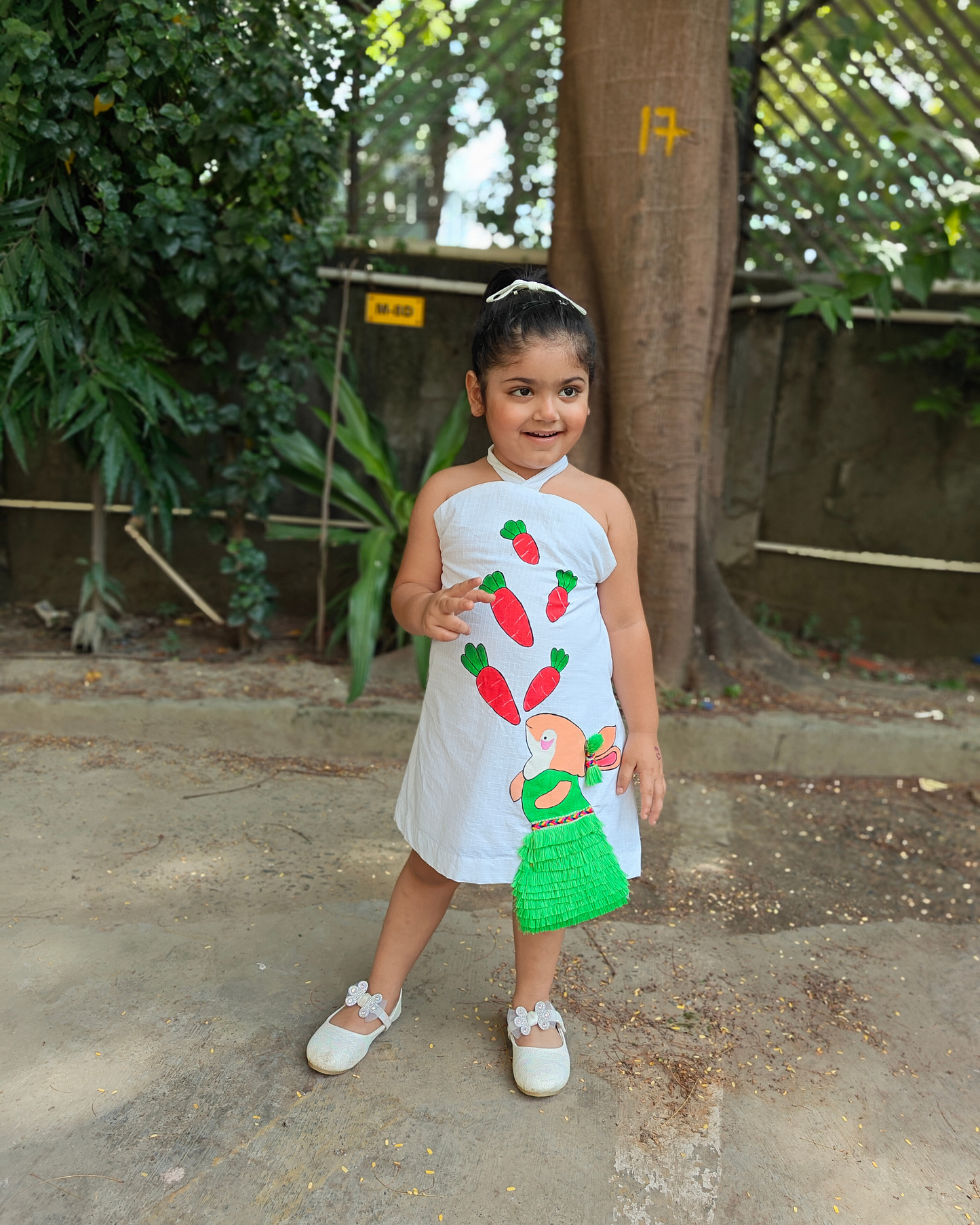 Bunny Carrot Halter Dress