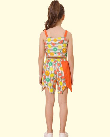Fruit Splash Skirt Set