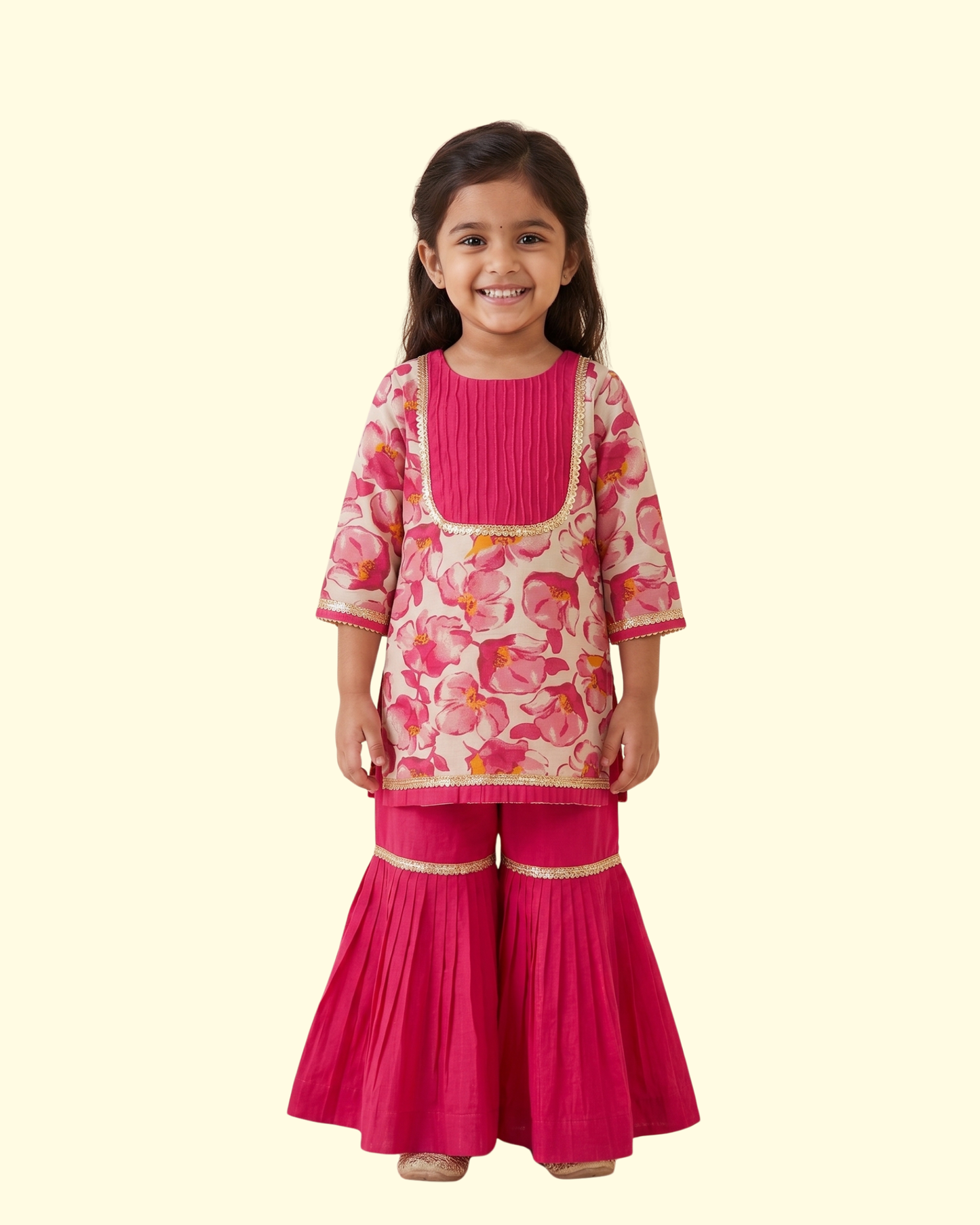 Gulab Gharara Set