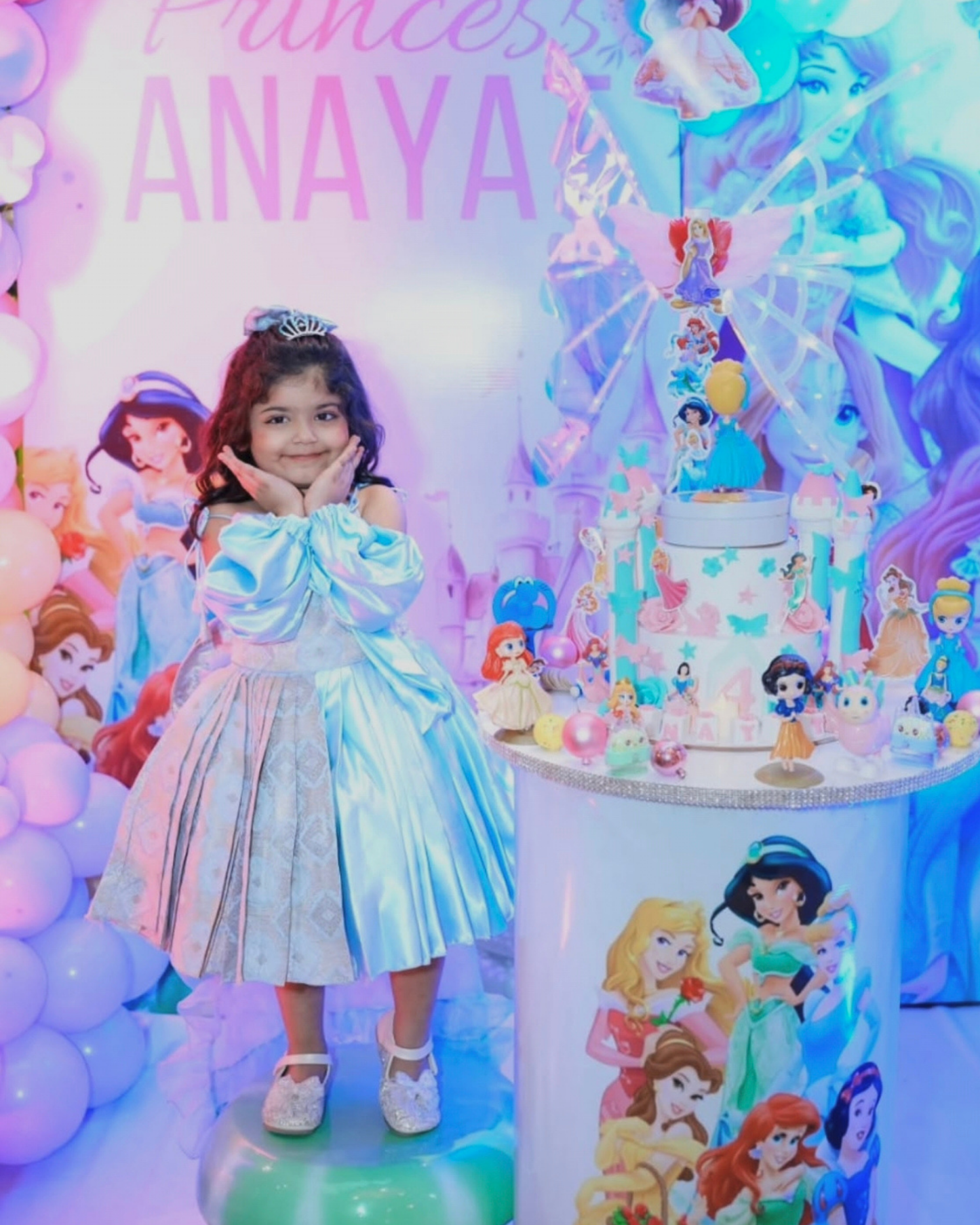 Aqua Princess Twirl Dress