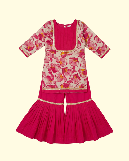 Gulab Gharara Set