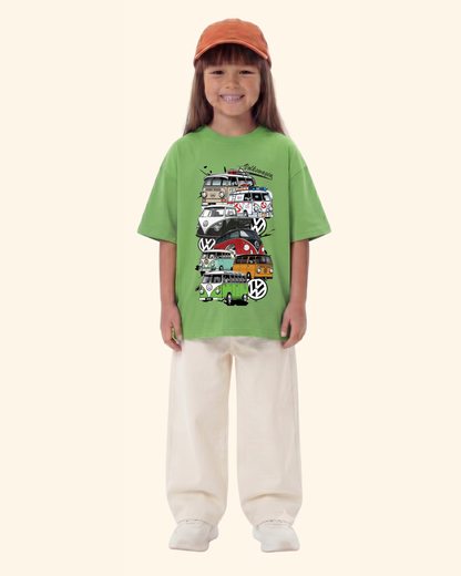 Retro Checkerboard Racer T-Shirt