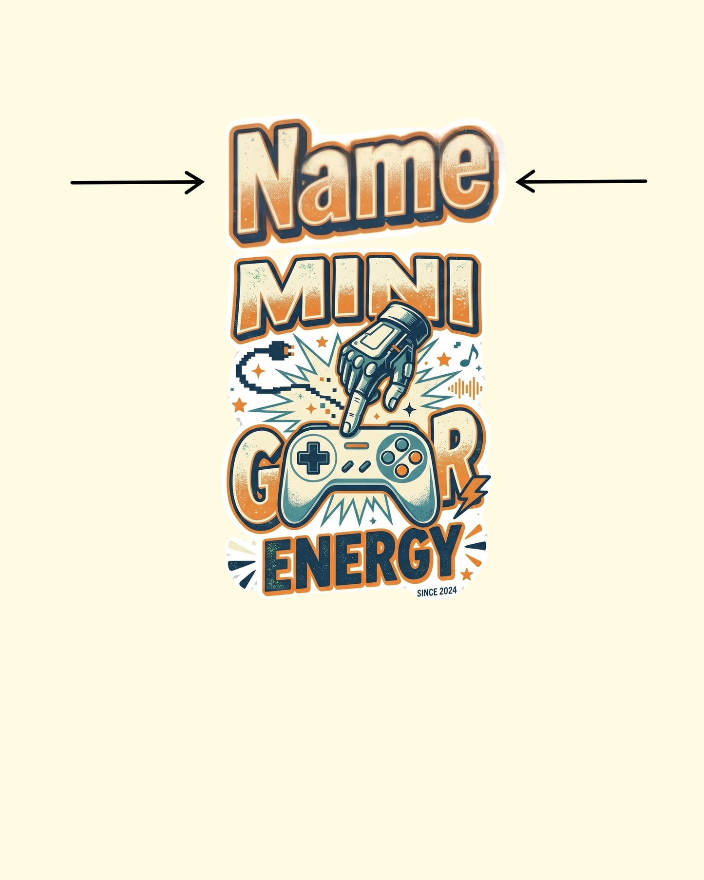 Mini Gamer Energy Personalised Co-Ord Set