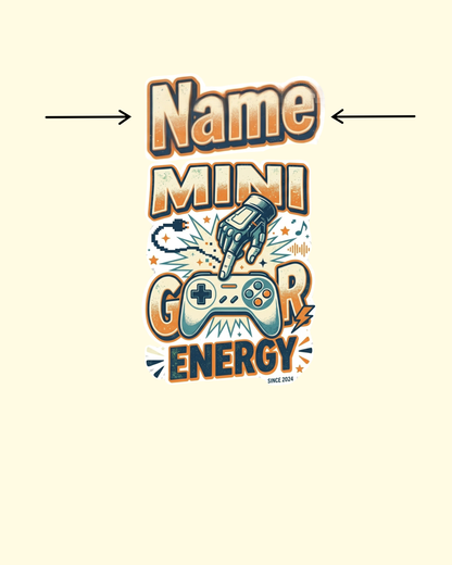 Mini Gamer Energy Personalised Co-Ord Set