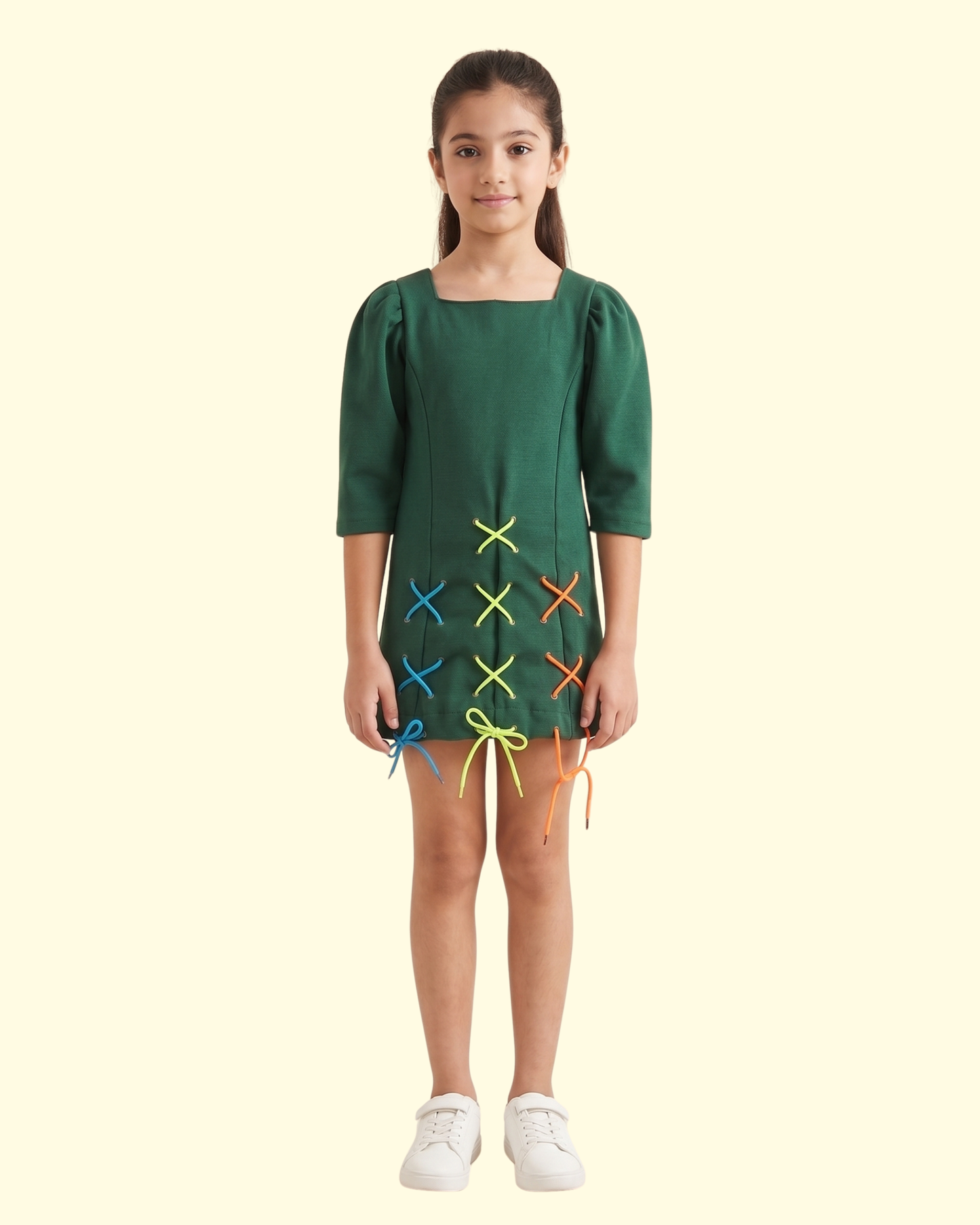 Jungle Lace-Up Dress