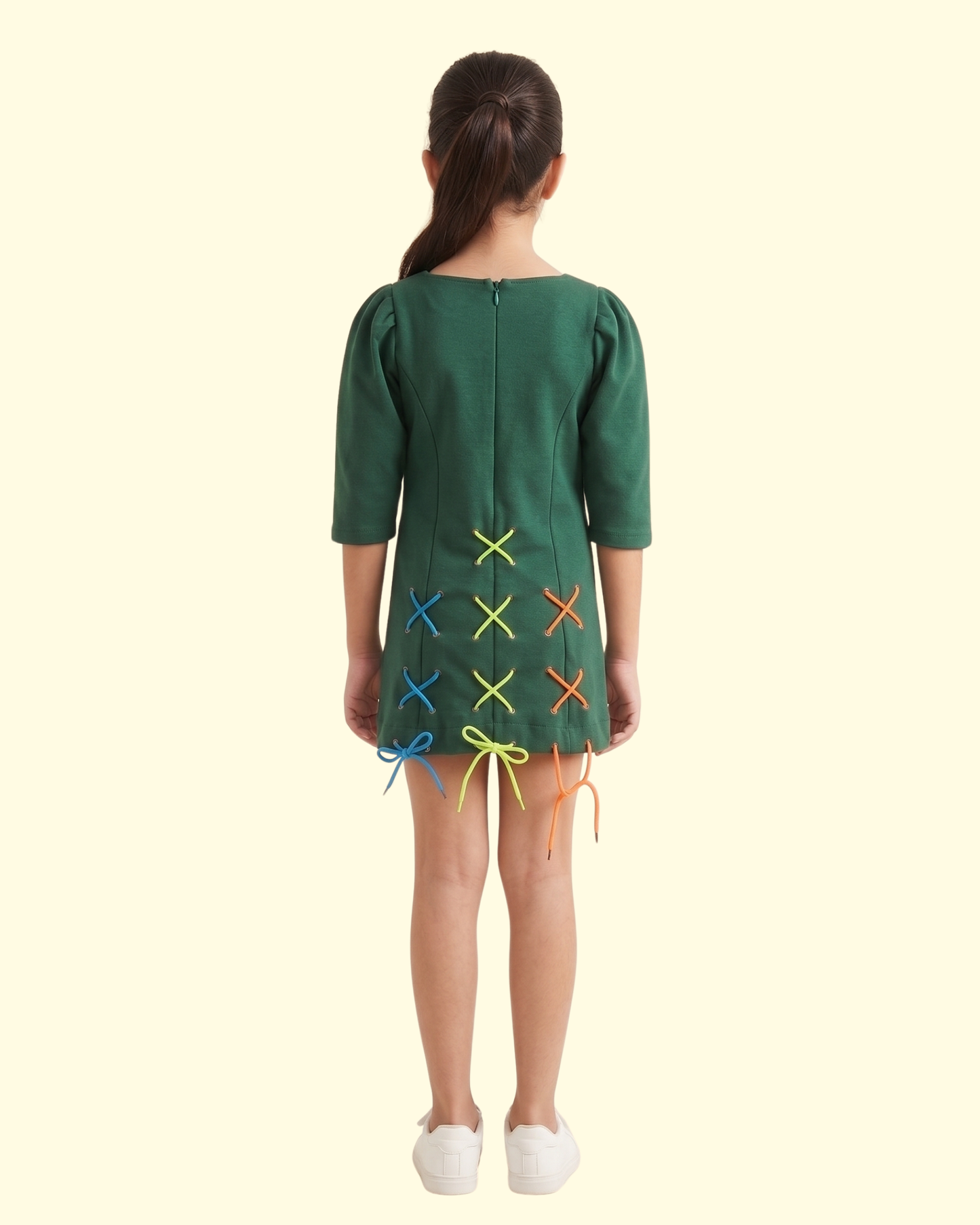 Jungle Lace-Up Dress