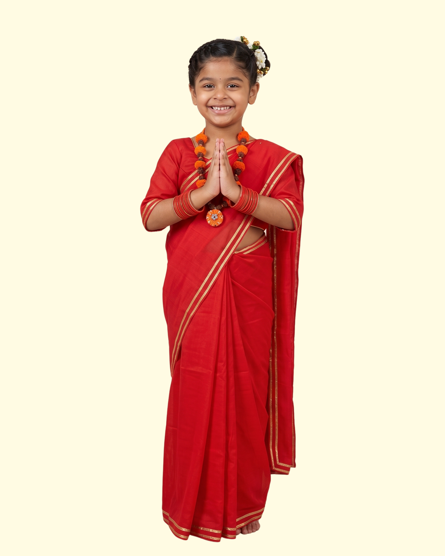 Laal Devi Saree Set