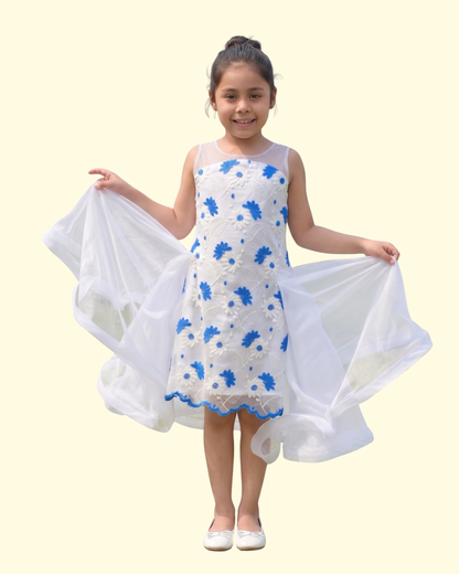 Blue Daisy Fairy Dress