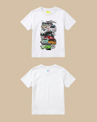 Retro Checkerboard Racer T-Shirt
