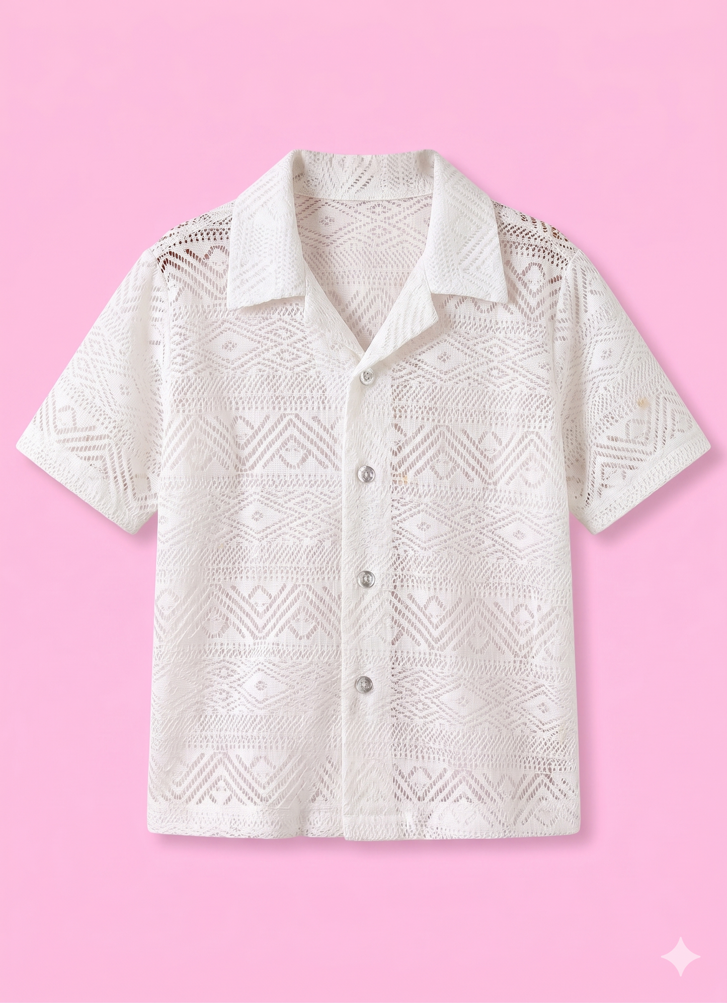 White Breeze Cotton Shirt for Boys