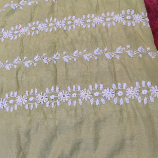 Unstiched floral suit cloth