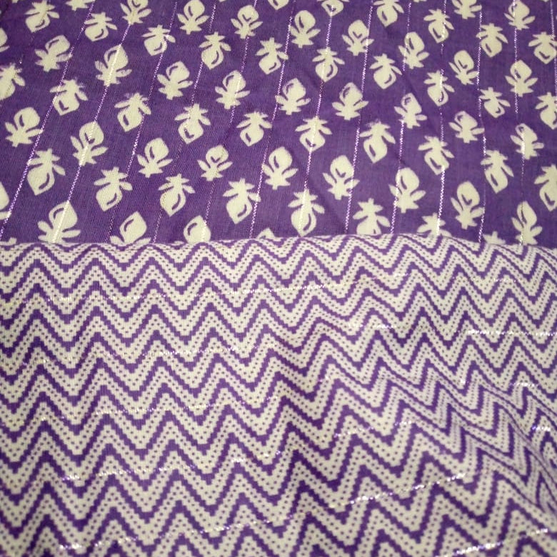 Unstiched floral suit cloths