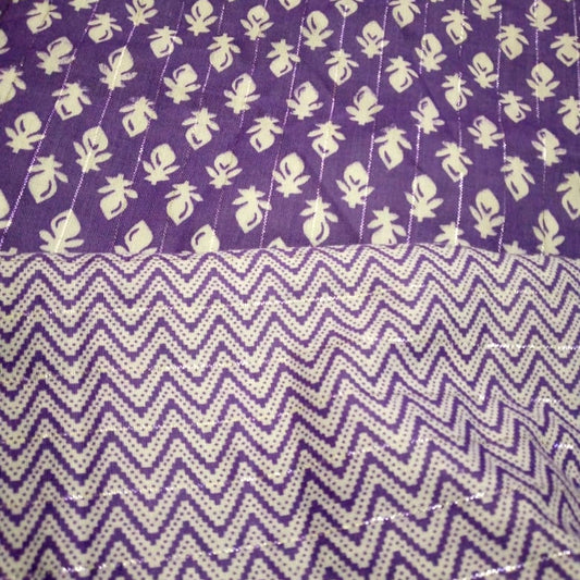 Unstiched floral suit cloths