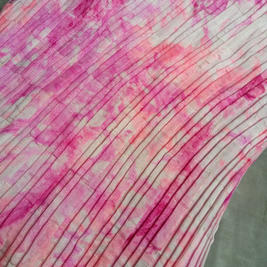 Unstiched floral suit cloth