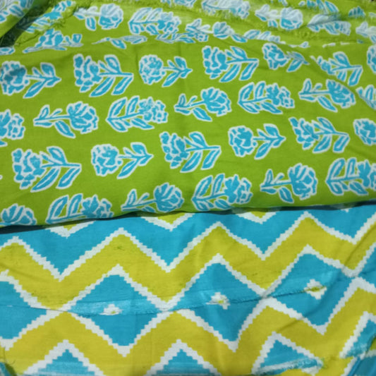 Unstiched floral suit cloth