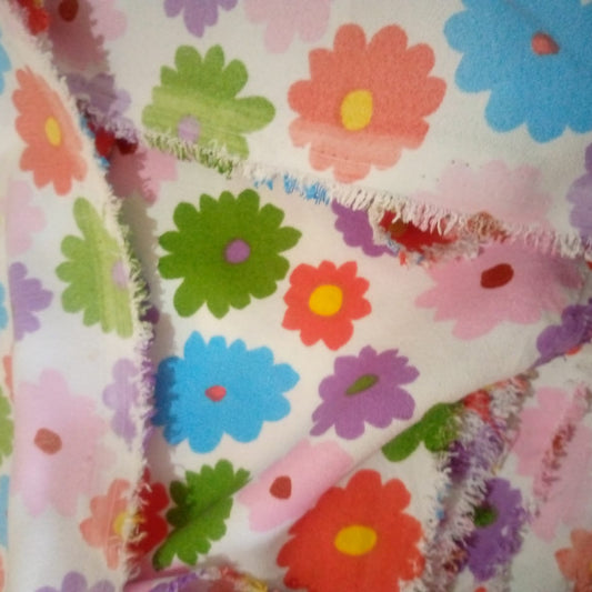 Unstiched floral suit cloth